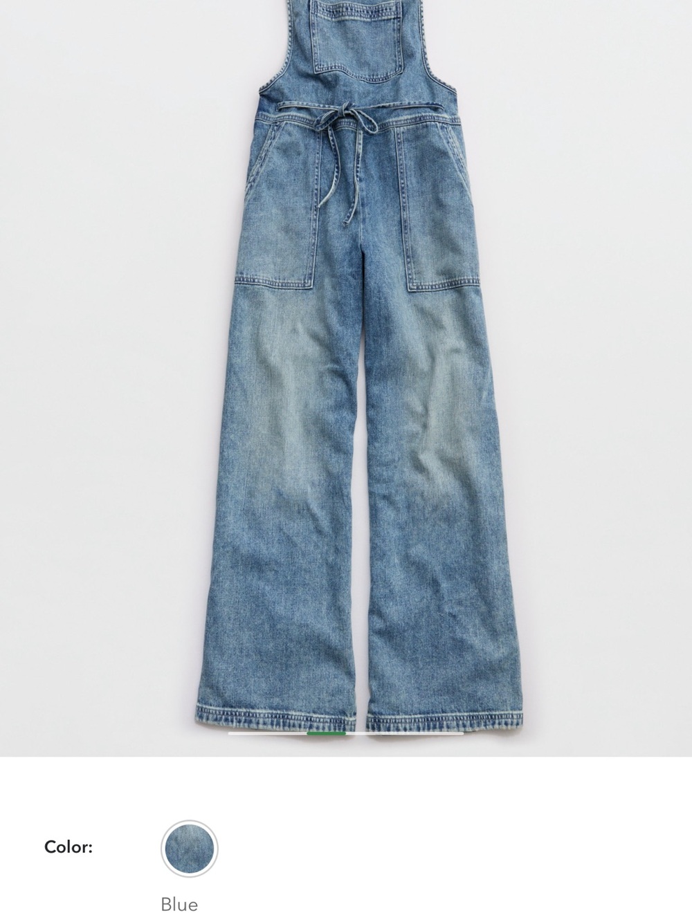 ISO aerie lace through overalls